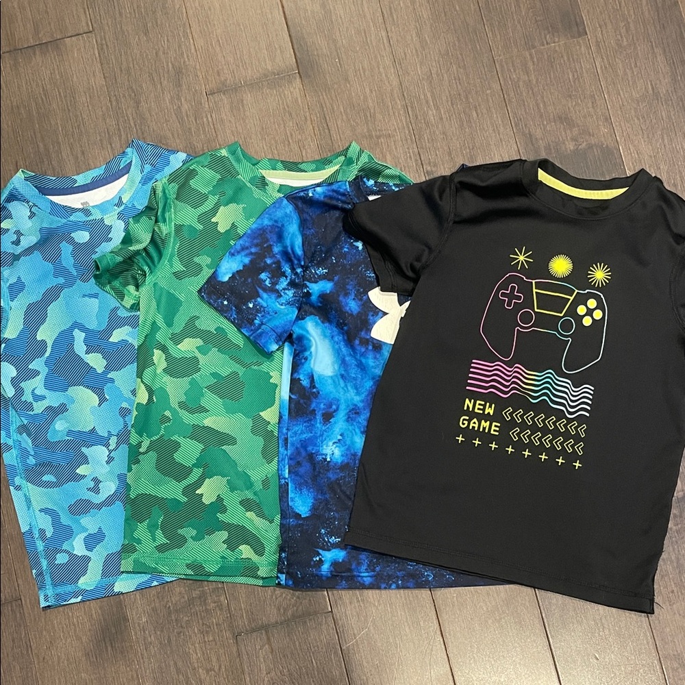 Set of 4 Boys' Graphic T-Shirts size 6/7